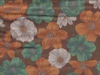 Wachstuch Classic Flower brown Wachstuch Classic Flower brown