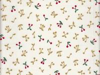 Wachstuch Kirschen klein weiß Wachstuch Kirschen klein weiß