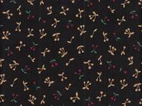 Wachstuch Kirschen klein schwarz Wachstuch Kirschen klein schwarz