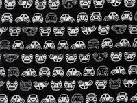 Wachstuch Autos schwarz Wachstuch Autos schwarz