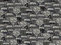 Wachstuch Retro Car sepia brown Wachstuch Retro Car sepia brown