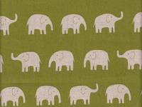 Wachstuch Elefanten grün Wachstuch Elefanten grün