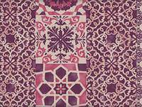 Wachstuch Tile Harmony 1 lila Wachstuch Tile Harmony 1 lila