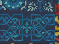 Wachstuch Tile Harmony 3 dunkelblau Wachstuch Tile Harmony 3 dunkelblau