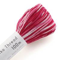 Sashiko Garn 100m Mix rot-weiß Sashiko Garn 100m Mix rot-weiß