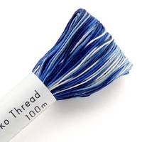 Sashiko Garn 100m Mix blau-weiß Sashiko Garn 100m Mix blau-weiß