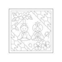 Sashiko Hanafukin H-1055 Sashiko Hanafukin H-1055