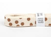 Cotton ribbon - 22 Firefly light gold Cotton ribbon - 22 Firefly light gold