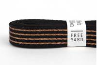 Cotton ribbon - 23 Stripe gold Cotton ribbon - 23 Stripe gold