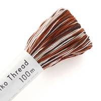 Sashiko Garn 100m Mix braun-weiß Sashiko Garn 100m Mix braun-weiß