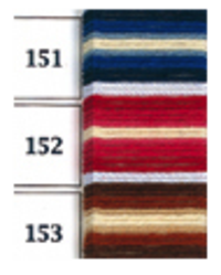 Sashiko Garn 100m Mix braun-weiß Sashiko Garn 100m Mix braun-weiß