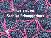 Kostenloser Sashiko Workshop - Hortensien Kostenloser Sashiko Workshop - Hortensien