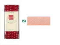 Schrägband uni salmon Leinen 11mm Schrägband uni salmon Leinen 11mm