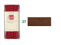 Schrägband uni chocolate Leinen 11mm Schrägband uni chocolate Leinen 11mm