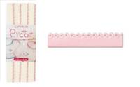 Schrägband Picot rosa (Strick) 11mm