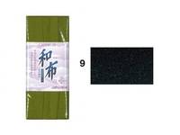 Schrägband uni schwarz Chirimen 20mm Schrägband uni schwarz Chirimen 20mm