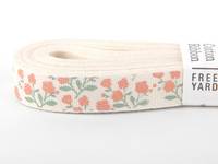 Cotton ribbon - 03 Rose garden Cotton ribbon - 03 Rose garden