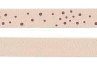 Gurtband Pünktchen pink 3,5cm