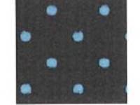 Gurtband small Dots blue 2,5cm