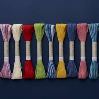 Sashiko Garn 20m Mix rosa-weiß Sashiko Garn 20m Mix rosa-weiß