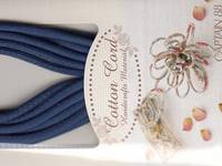Baumwollkordel blau Baumwollkordel blau