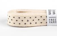 Cotton ribbon - 15 Cross dot Cotton ribbon - 15 Cross dot