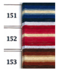 Sashiko Garn 100m Mix blau-weiß Sashiko Garn 100m Mix blau-weiß