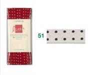 Schrägband Punkte natur Leinen 11mm Schrägband Punkte natur Leinen 11mm