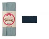 Schrägband uni navy (Cord) 15mm Schrägband uni navy (Cord) 15mm