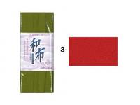 Schrägband uni rot Chirimen 20mm Schrägband uni rot Chirimen 20mm