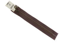 YKK Reißverschluss Vintage 20cm braun YKK Reißverschluss Vintage 20cm braun