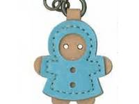 Anhänger Puppe blau Anhänger Puppe blau