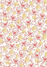 Wrap Sheet - Poster - Bird & Cage Wrap Sheet - Poster - Bird & Cage