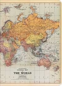 Mini Notebook Vintage World Maps 3er Set