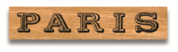 Rubber Stamp Paris groß Rubber Stamp Paris groß