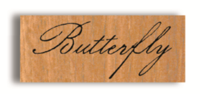Rubber Stamp Butterfly Rubber Stamp Butterfly