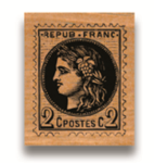 Rubber Stamp Briefmarke