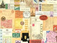 Wrap Sheet - Poster - Paris Ephemera Wrap Sheet - Poster - Paris Ephemera