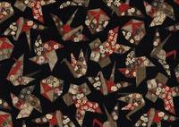 Wakindouraku - Origami Crane black Wakindouraku - Origami Crane black