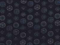 Kamon indigoblau Kamon indigoblau