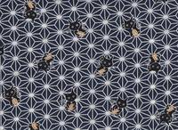 Asanoha Katze dunkelblau Asanoha Katze dunkelblau