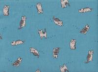 Katze Fabius hellblau Katze Fabius hellblau