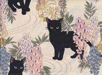 Katzen & Wisteria natur Katzen & Wisteria natur