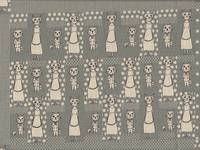 Katze & Frosch graugrün Katze & Frosch graugrün