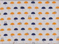 Katze & Schirm grau Katze & Schirm grau