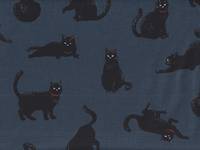 Katzen dunkelblau