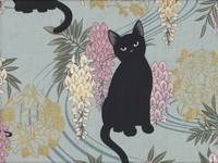 Katzen & Wisteria hellblau Katzen & Wisteria hellblau