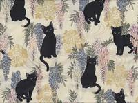 Katzen & Wisteria klein natur Katzen & Wisteria klein natur