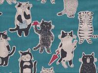 Miyako - Katzen blau Miyako - Katzen blau