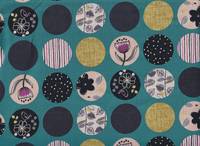 Flower circle petrol Flower circle petrol